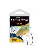 Carlige Excalibur Carp Curved Shank BN - Energofish