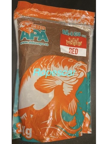 Groundbait Premium Feeder Red, "Dai cu Apa" - Gabriel Fisherman